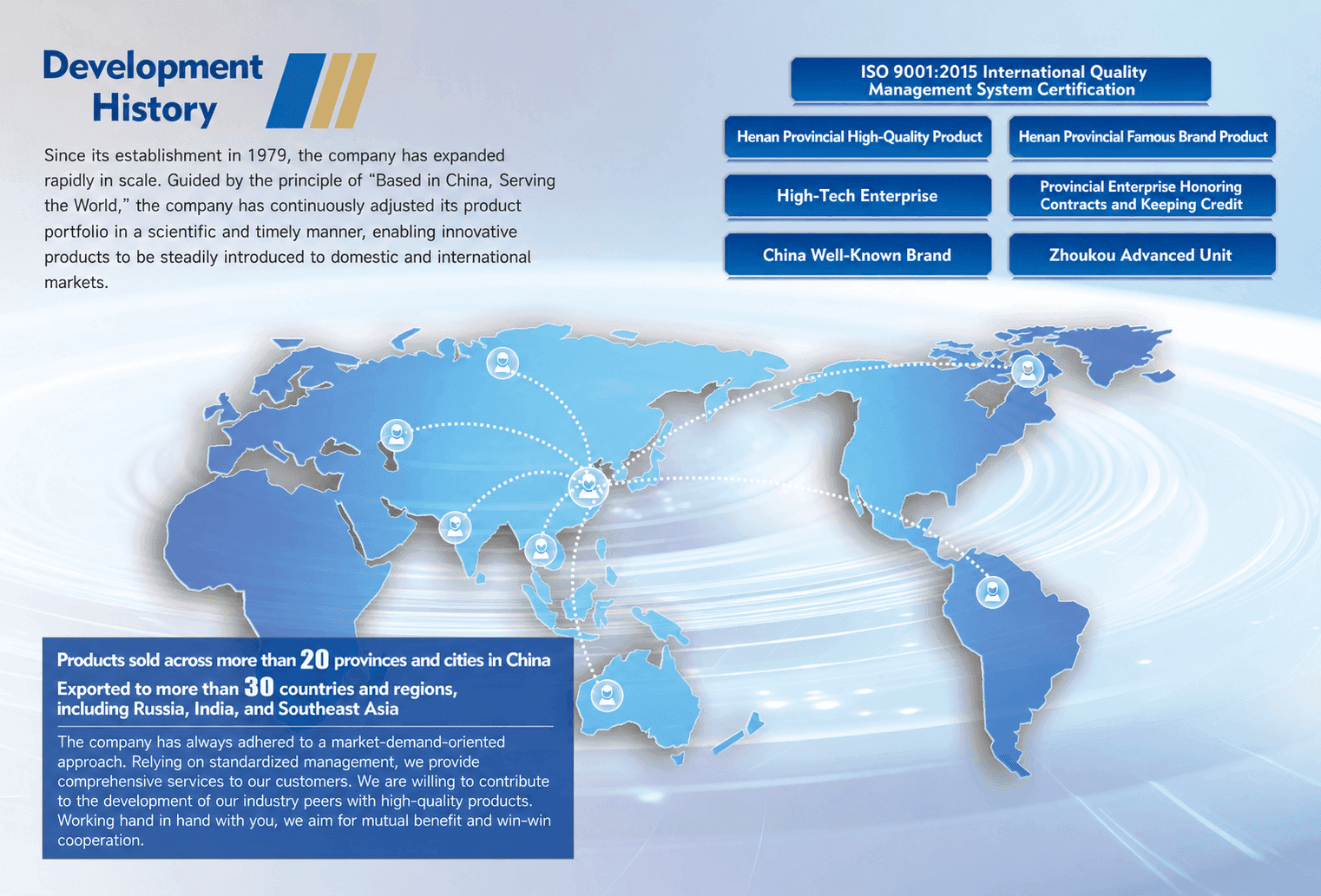 PAPTEX global service coverage map