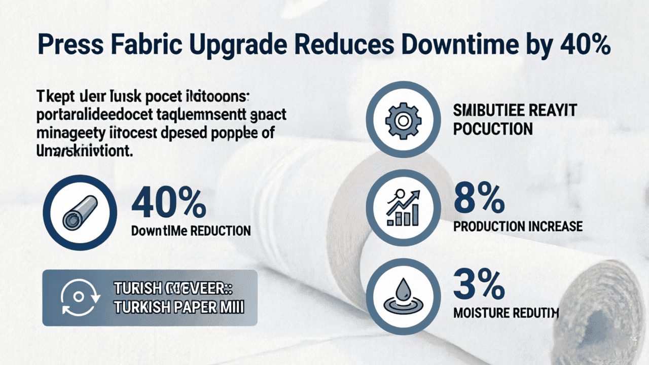 Press Fabric Upgrade Reduced Downtime by 40%